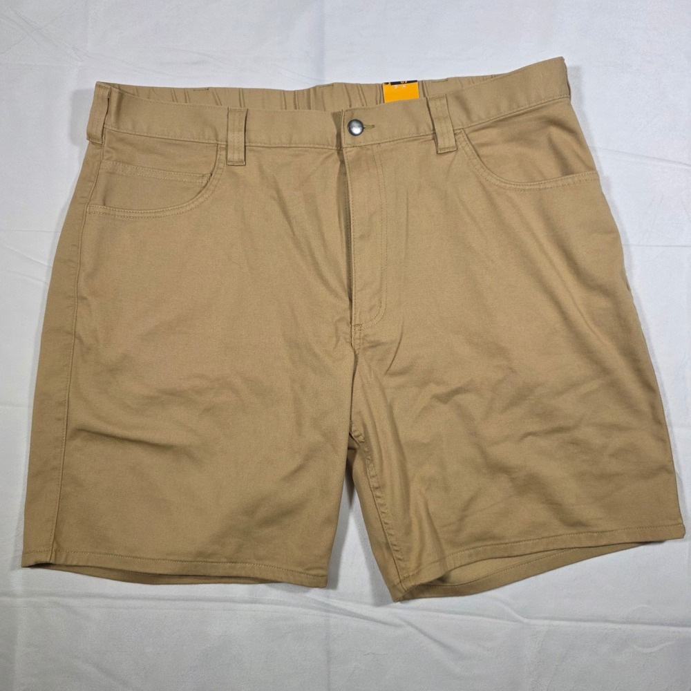 Carhartt Mens Force Relaxed Fit Rugged Flex Shorts Size 40 Tan Workwear Outdoor